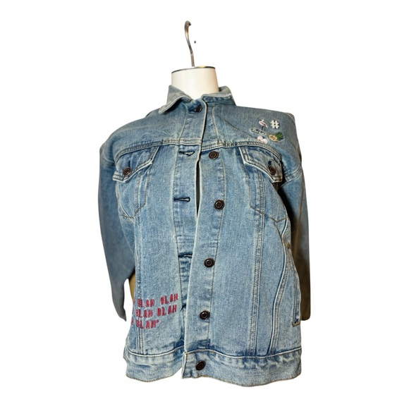 Patch Jean Jacket - Size S - Picture 1 of 7